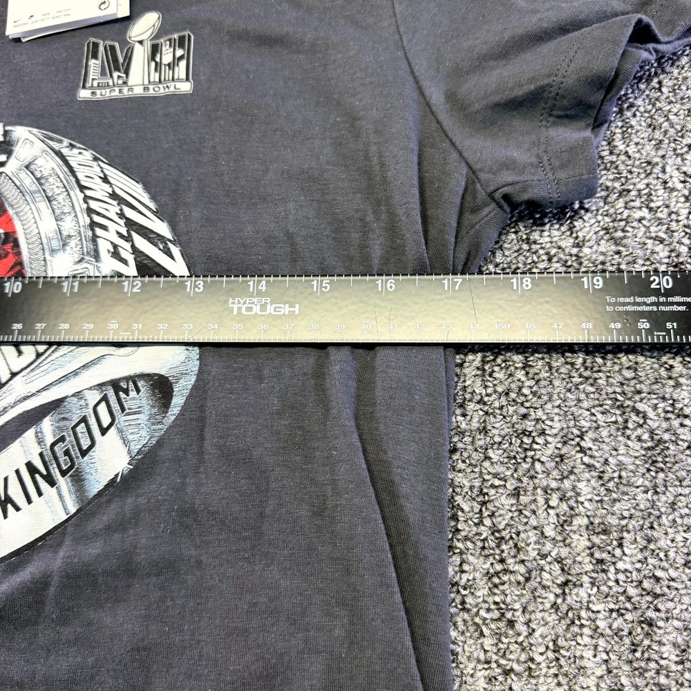 Kansas City Chiefs T Shirt Womens Small Black Nike Anthracite NFL Crew Neck Tee - Picture 11 of 16
